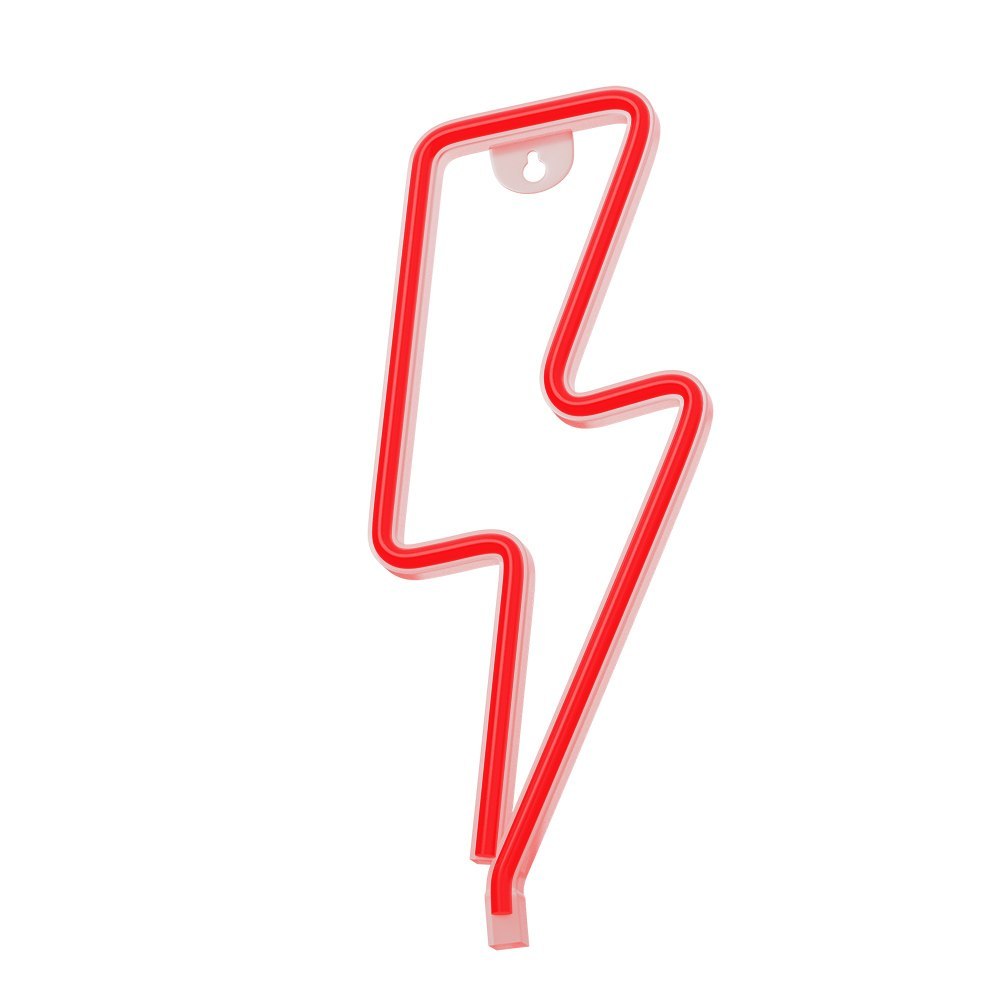 Neon LED PIORUN czerwony Bat + USB FLNE06 Forever Light